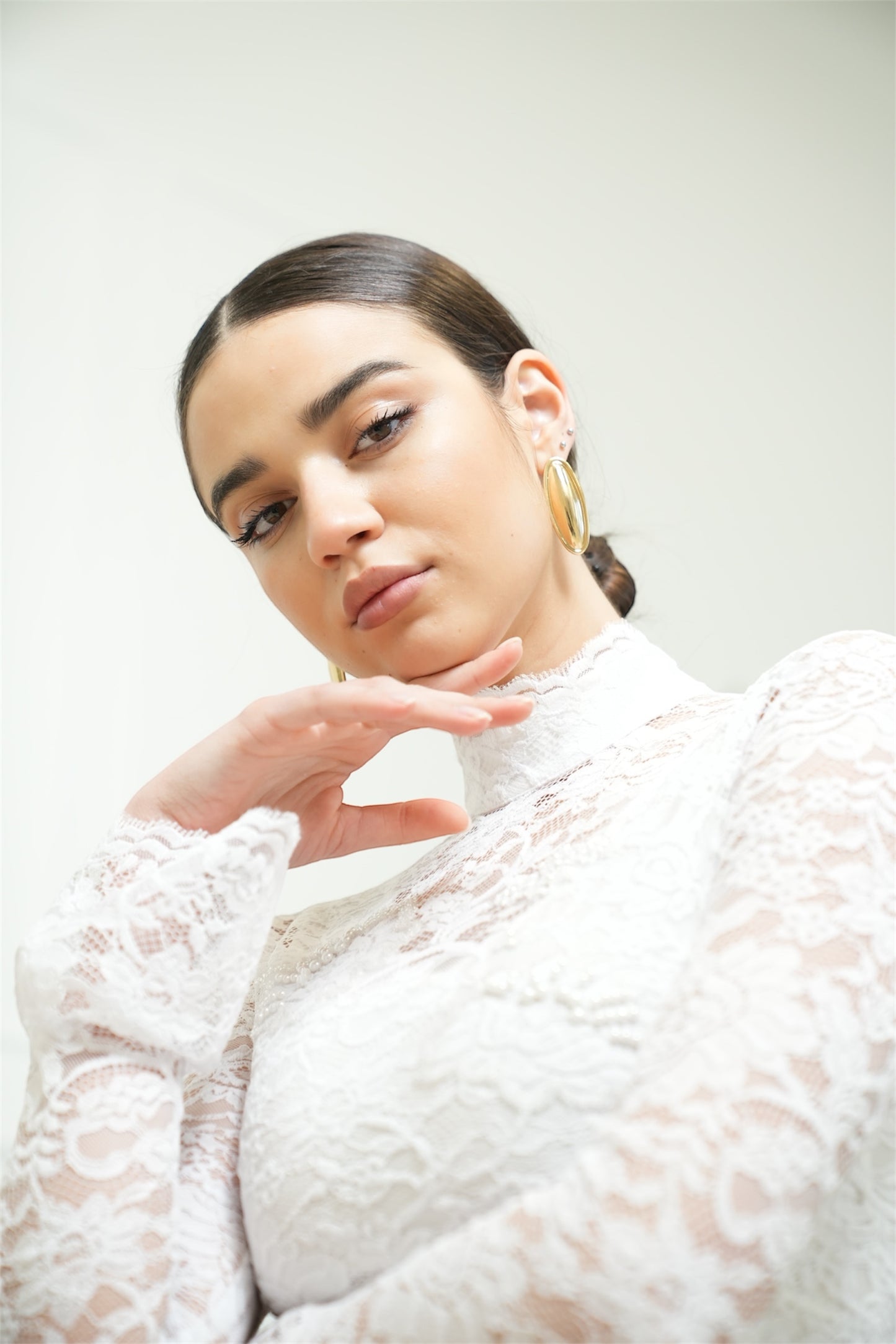 Sustainable and Eco-friendly Lace Top Made From Recycled Plastic Water Bottles