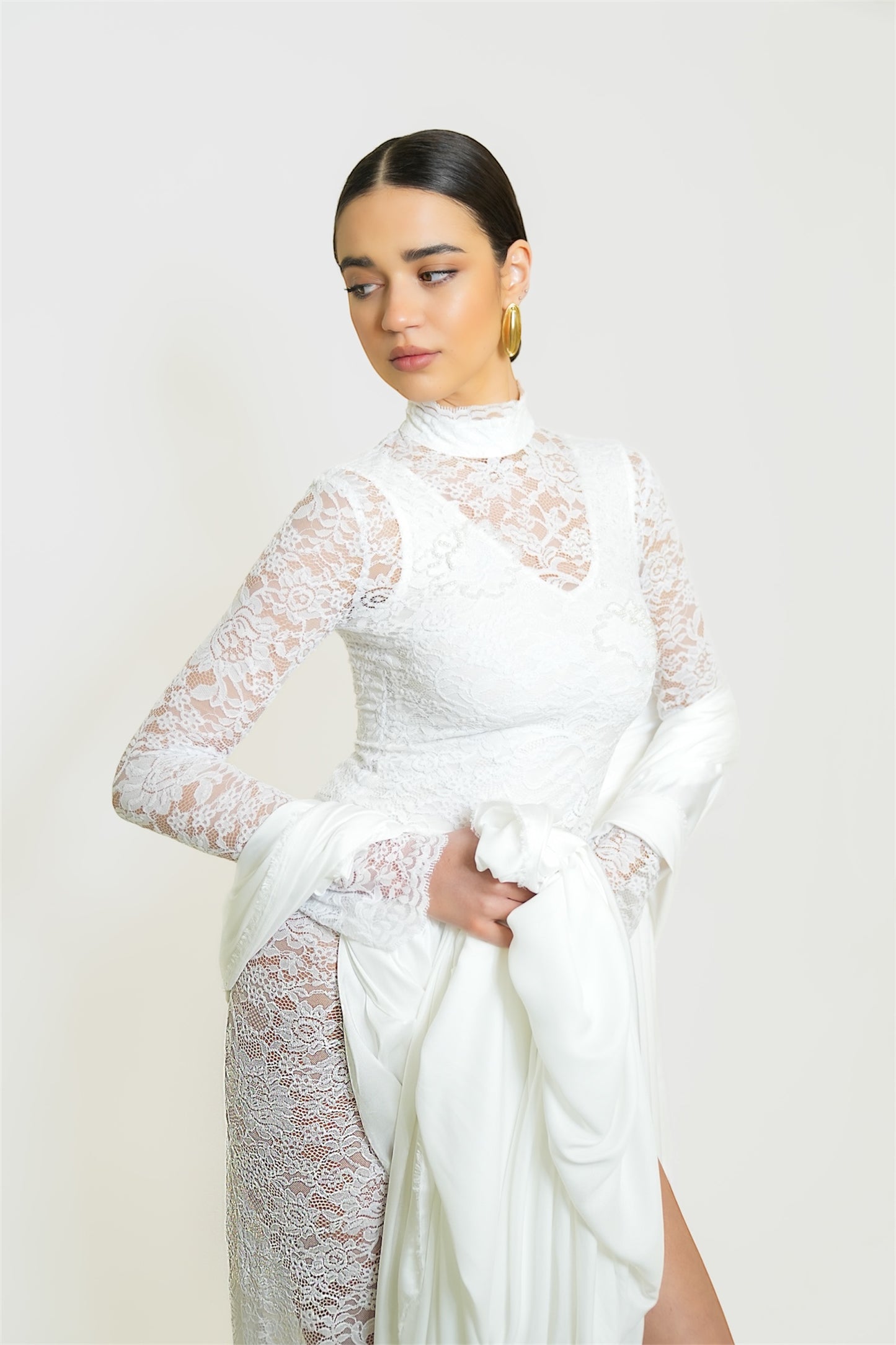 Sustainable and Eco-friendly Lace Top Made From Recycled Plastic Water Bottles
