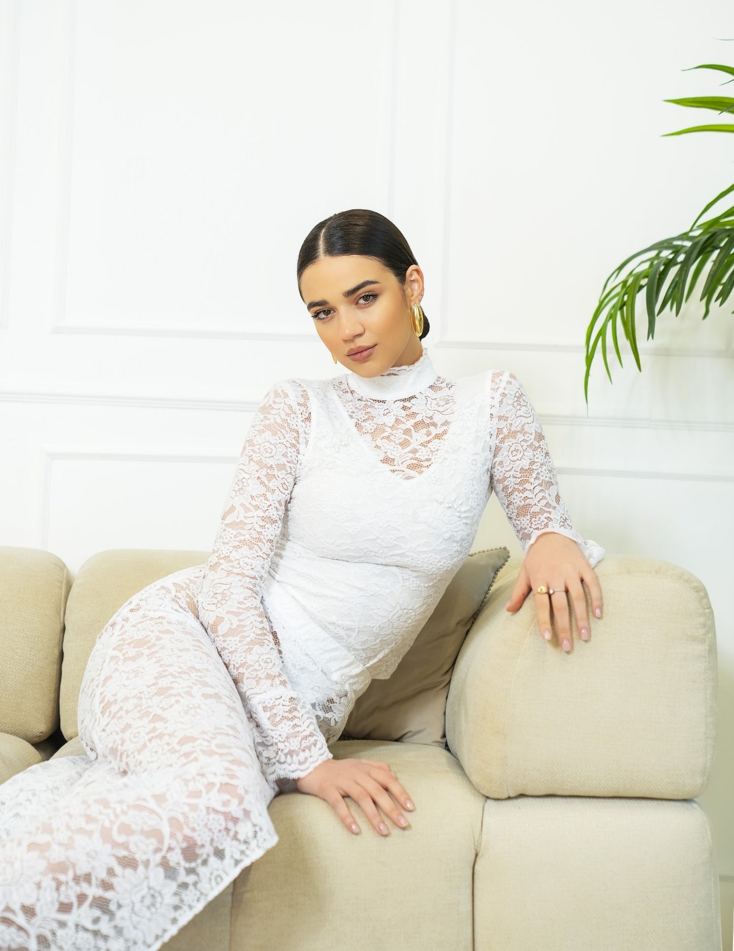 Sustainable and Eco-friendly Lace Skirt Made From Recycled Water Bottles