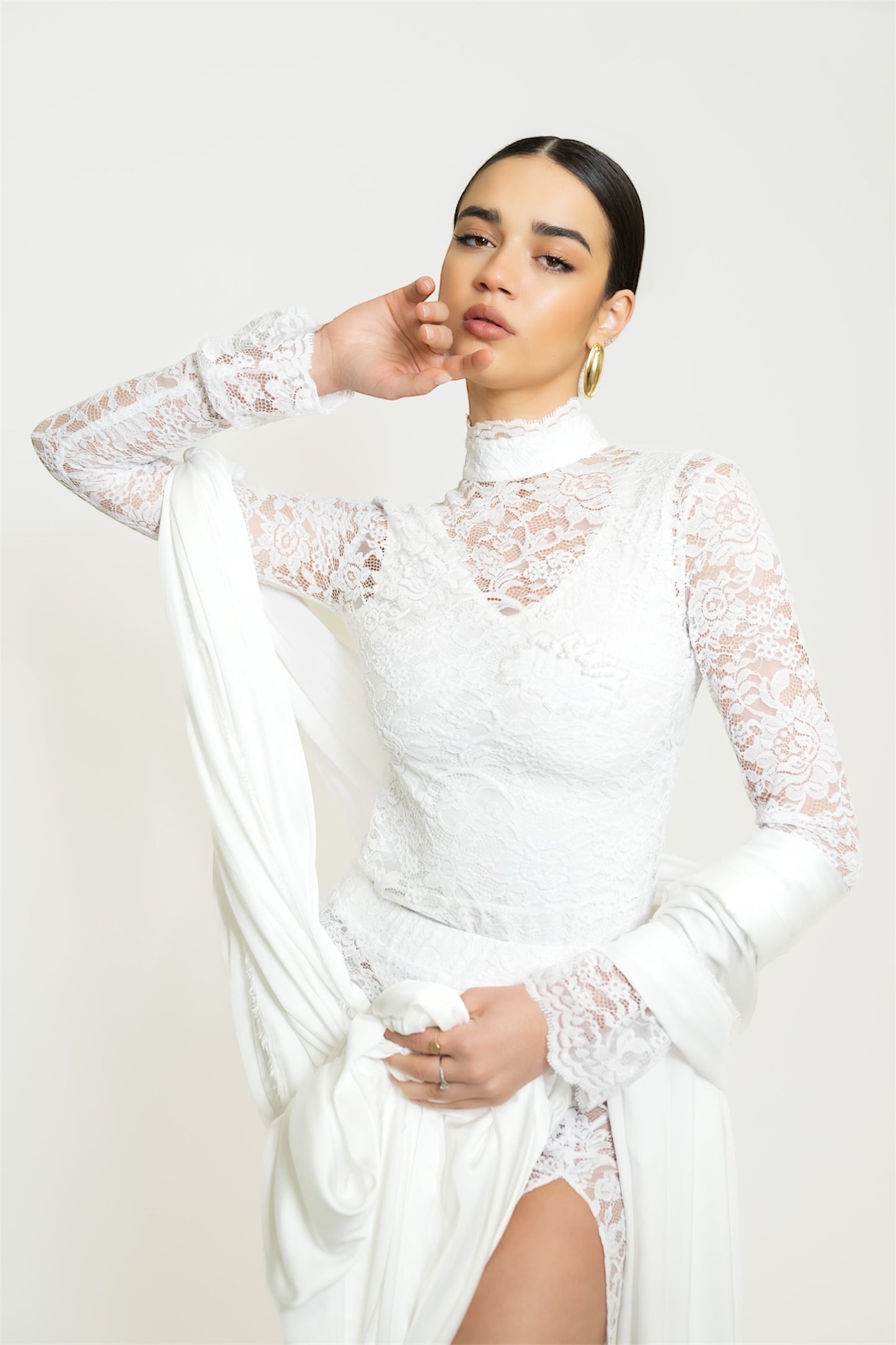 Sustainable and Eco-friendly Lace Top Made From Recycled Plastic Water Bottles