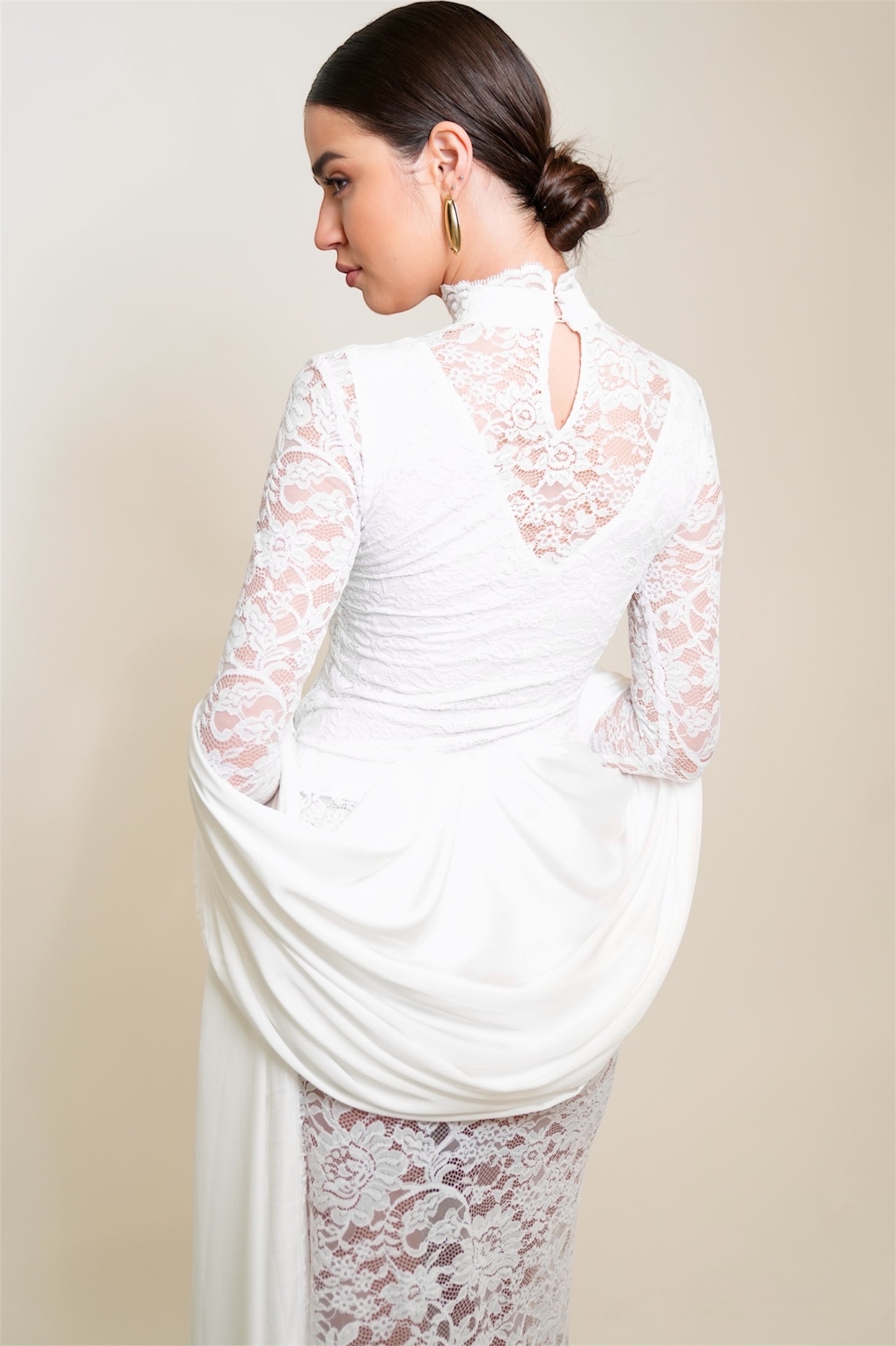 Sustainable and Eco-friendly Lace Top Made From Recycled Plastic Water Bottles