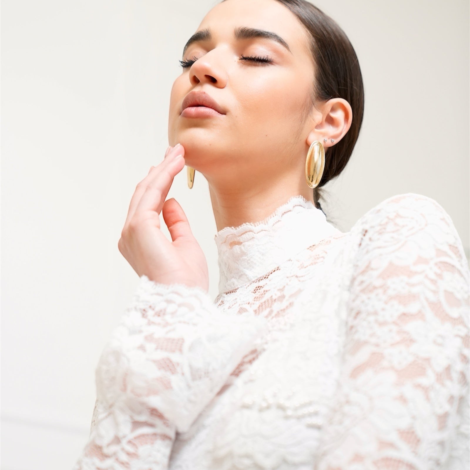 Sustainable and Eco-friendly Lace Top Made From Recycled Plastic Water Bottles