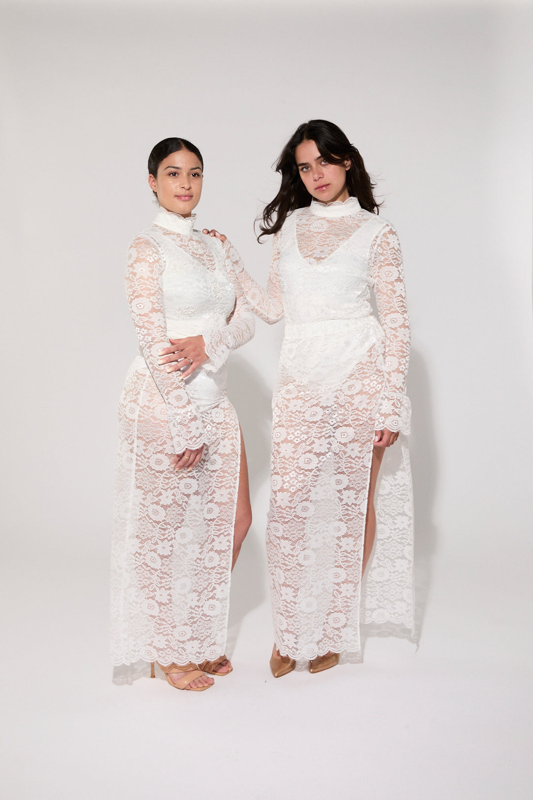 Sustainable and Eco-friendly Lace Bodysuit Made Ethically From Recycled Plastic Water Bottles