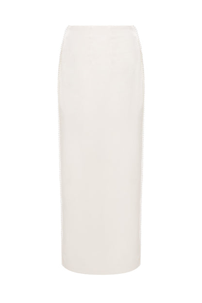 Juliana Satin Bridal Maxi Skirt