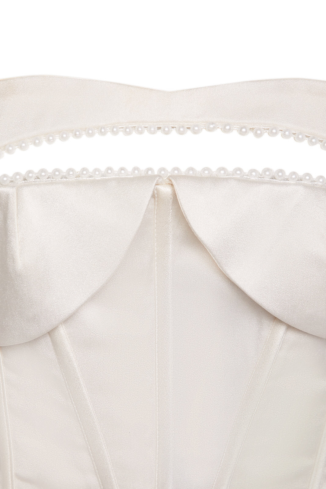 Juliana Satin Peplum Bridal Corset