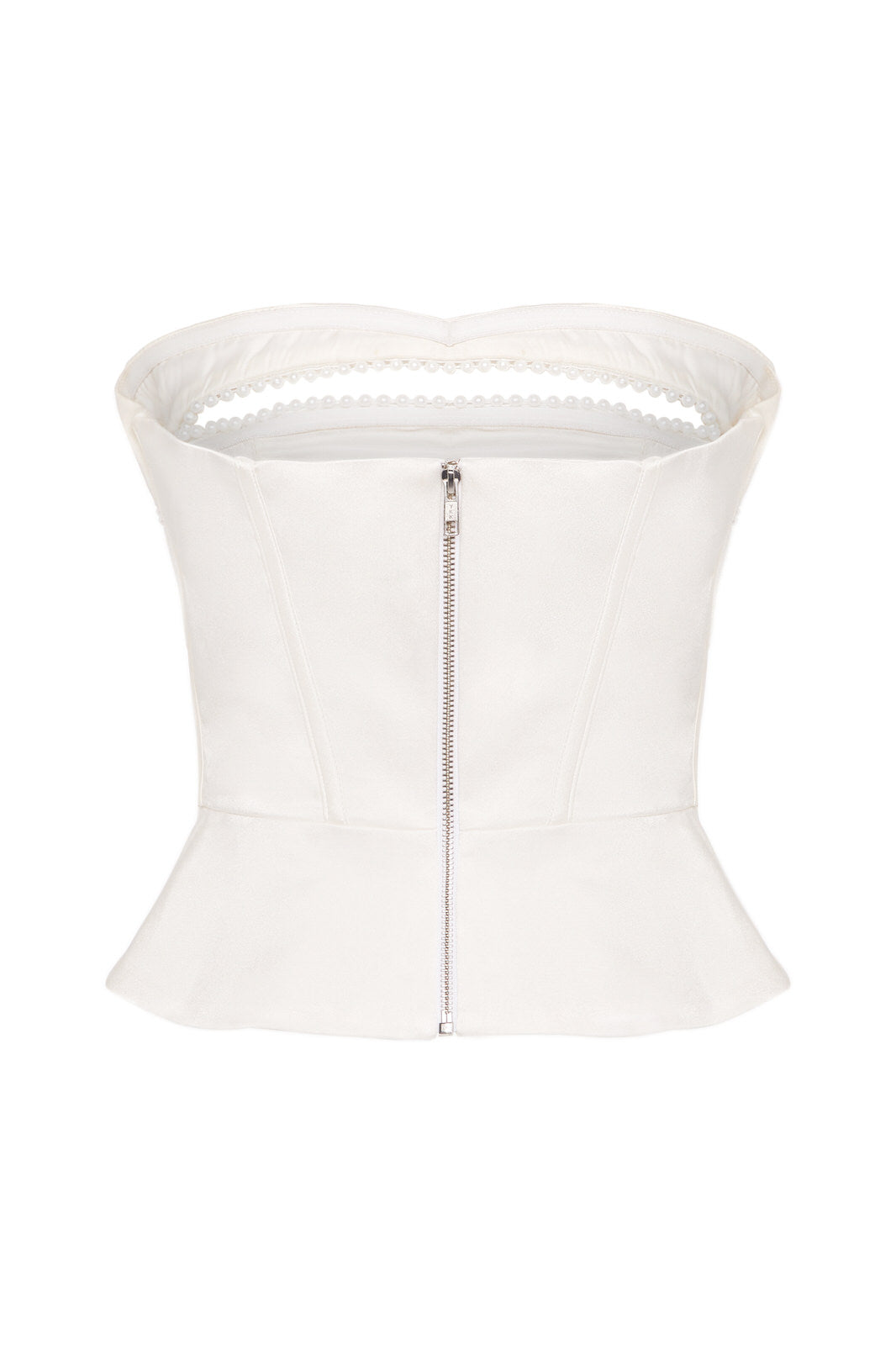 Juliana Satin Peplum Bridal Corset