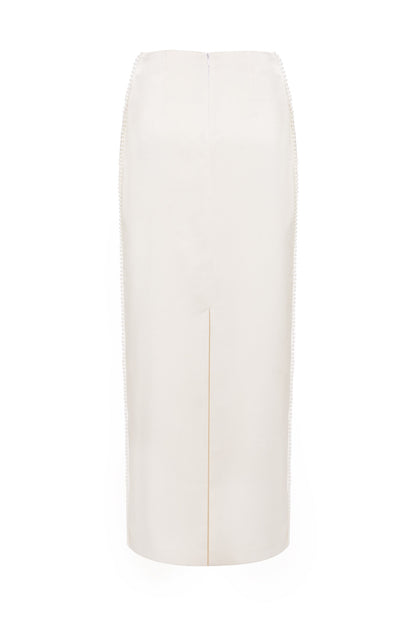 Juliana Satin Bridal Maxi Skirt