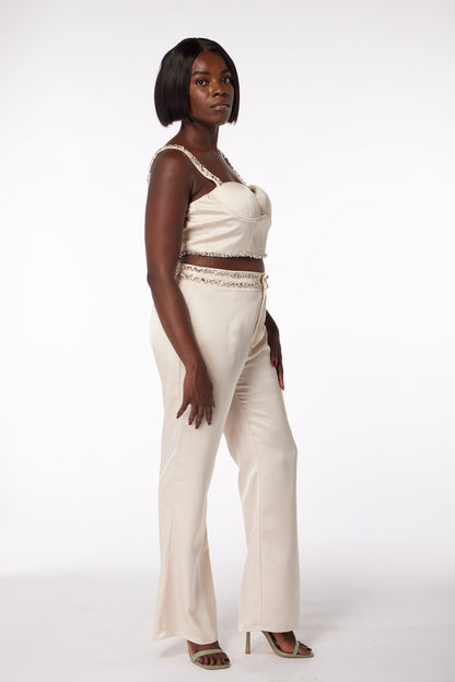Sustainable Satin Luxury Trousers