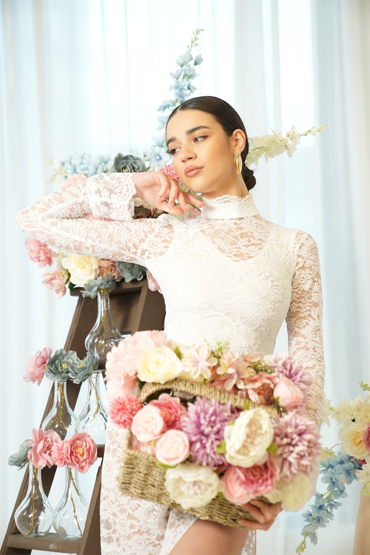 Sustainable and Eco-friendly Lace Skirt Made From Recycled Water Bottles