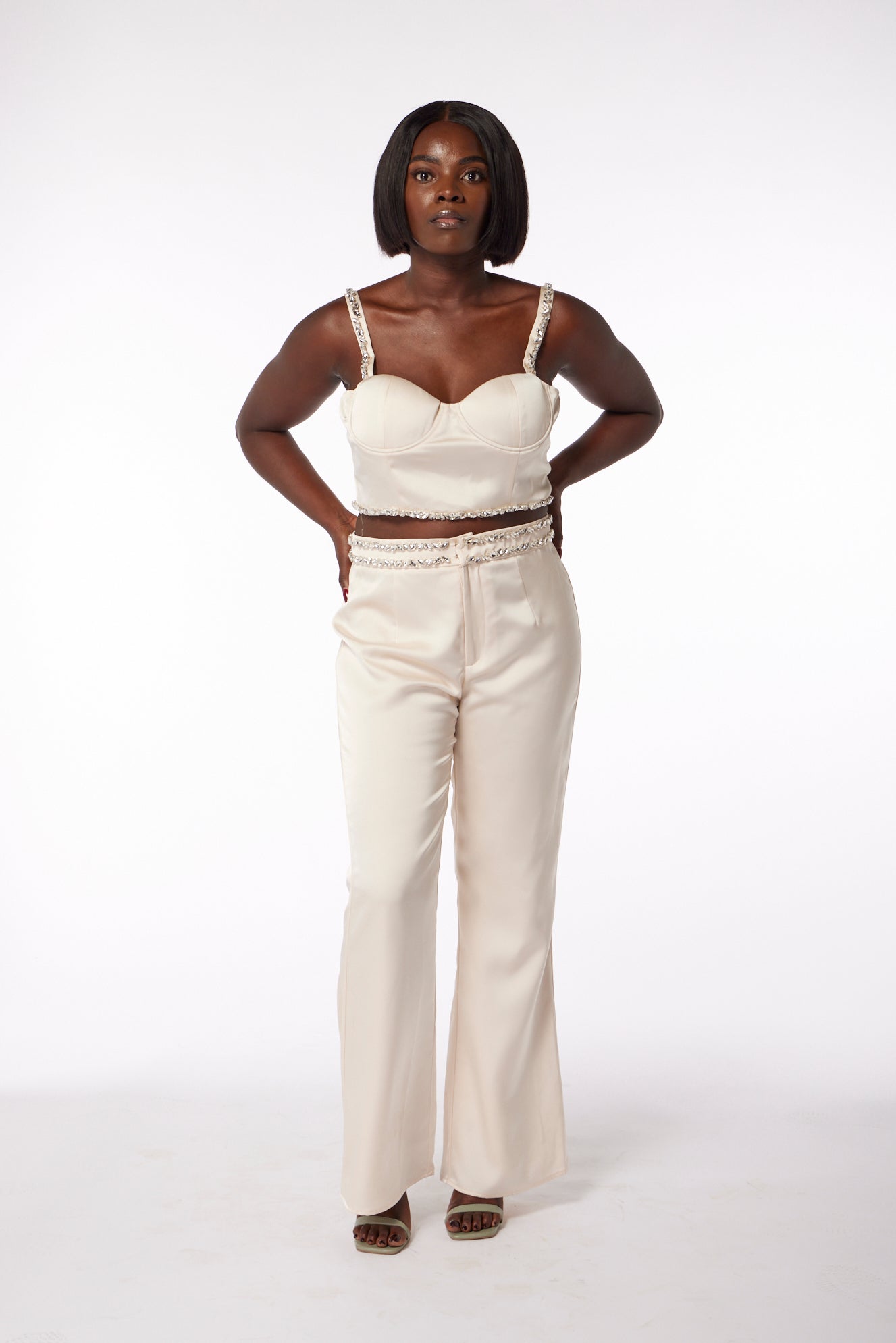 Sustainable Satin Luxury Pants